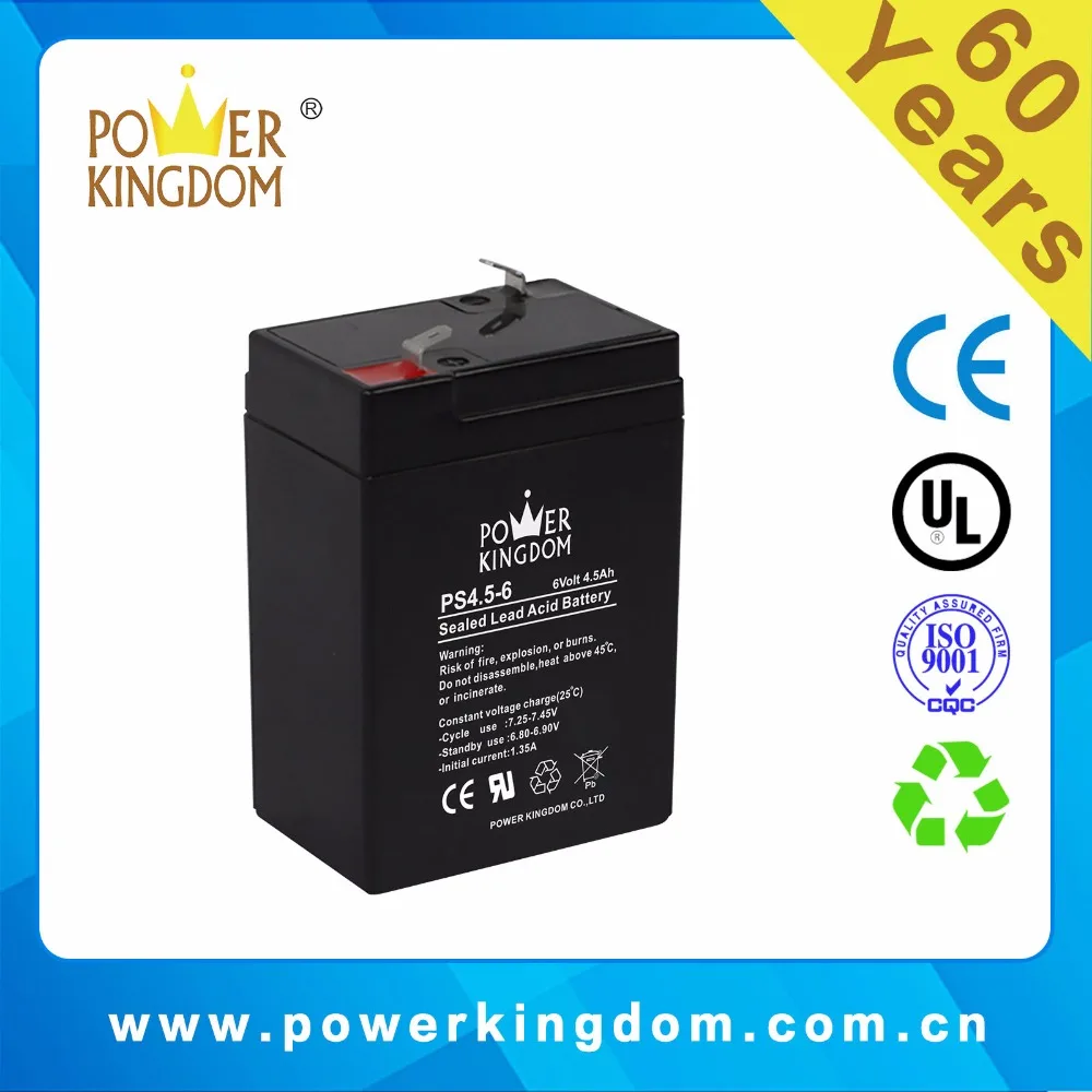 
battery 6v 4.5ah LED lighting accumulators 