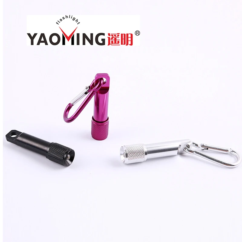 Portable small New style mini metal keychain running led flashlight wholesale with AG13 battery
