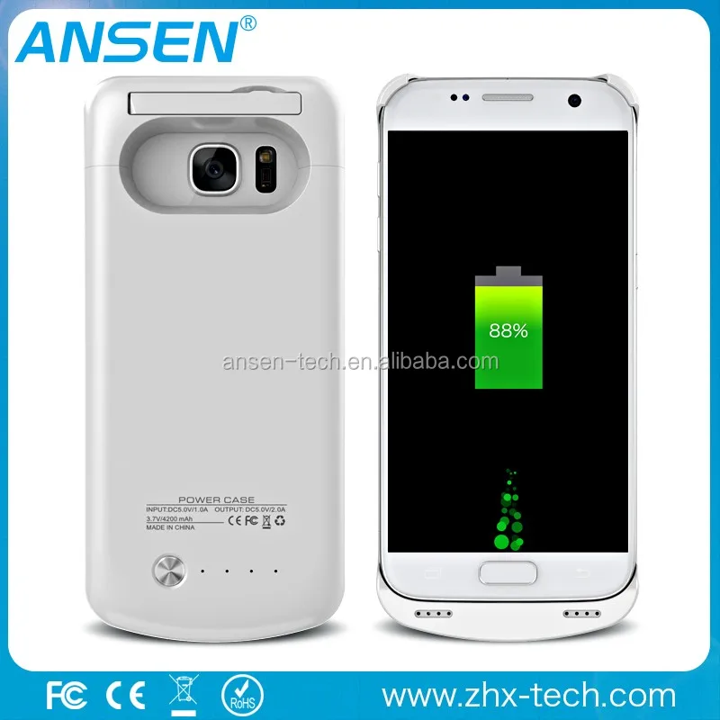 Portable Power Bank Charger Case Cell Phone Charger for Samsung Galaxy S7 Made in Shenzhen