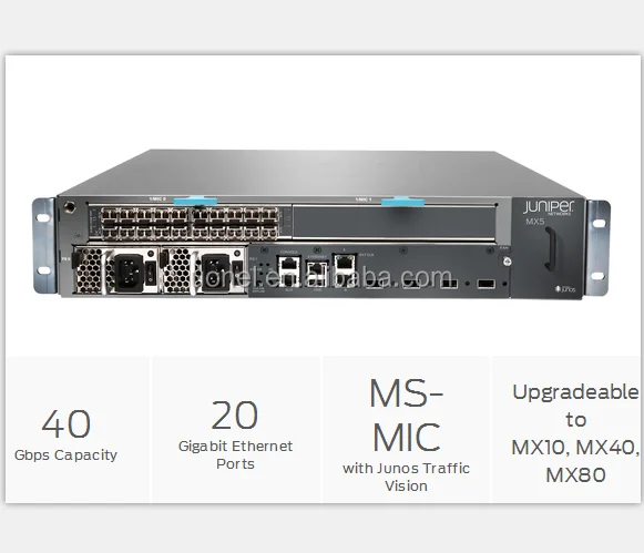  Juniper zhabo MX5-T высококлассный роутер корпоративного уровня 4 порта MB XFP интерфейс MX5 3D Универсальный
