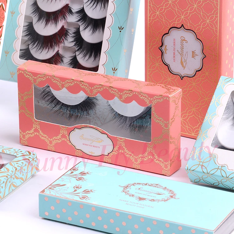 
Private label handmade 100% real tipped human hair strip fake eyelashes 