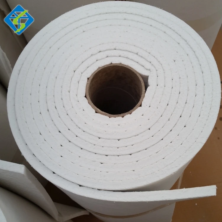 
refractory cotton thermal lining paper price alumina ceramic fiber paper (1260 high pure) for heating insulation 