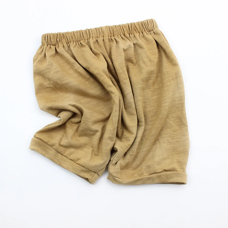 2023 hot sale  Bamboo Cotton Handmade Unisex Toddler Kids Clothing Baggy Design girl shorts