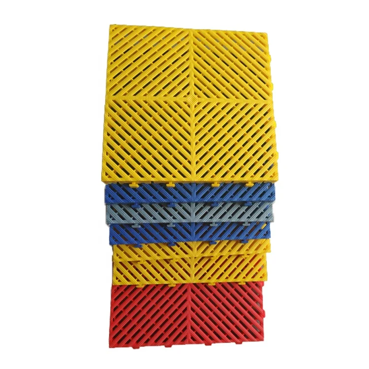 
2019 Factory direct sale floating floor dryer grating trap covering recycled plastic carpet disco mat tiles car price from china 