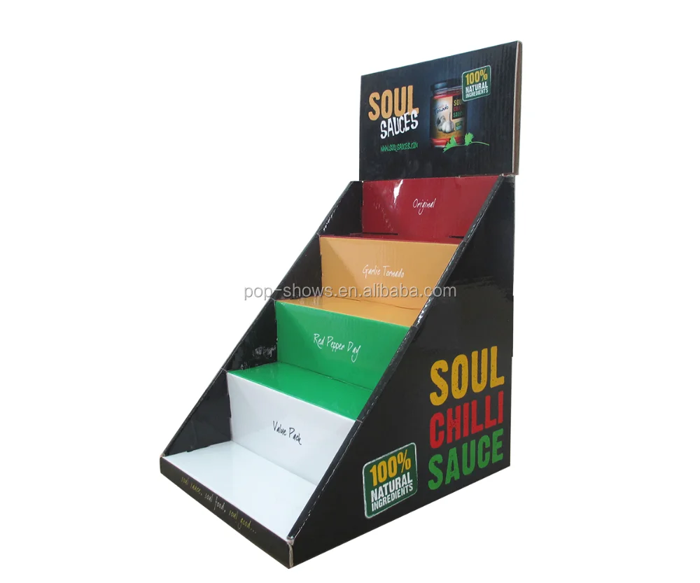 Colorful Chocolate Candy Counter Display Racks For Retail Shop