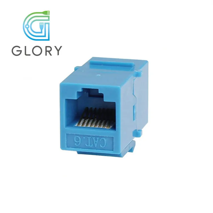 Лучшая цена разъем Ethernet Rj45 соединитель Cat6 RJ45 Женский
