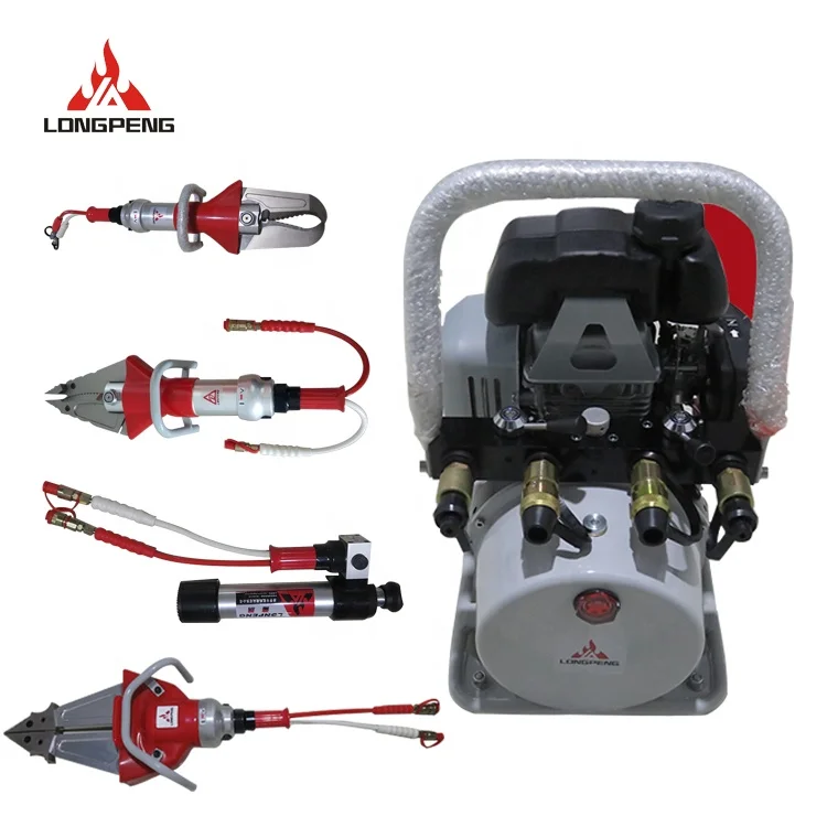 
Longpeng Hydraulic Rescue Tools Power Motor Pump Dual Output Gasoline Motor Pump 