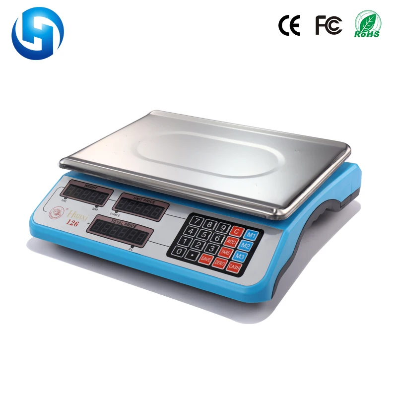 Factory cheap fruit vegetable weighing scale electronic digital price computing scale
