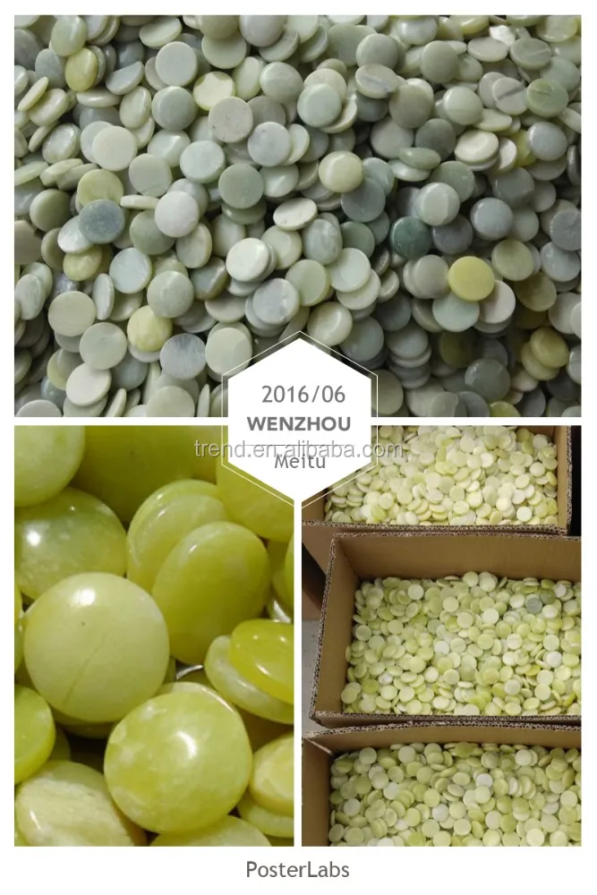 new different colors of Jade slices tourmaline slice massager spare parts