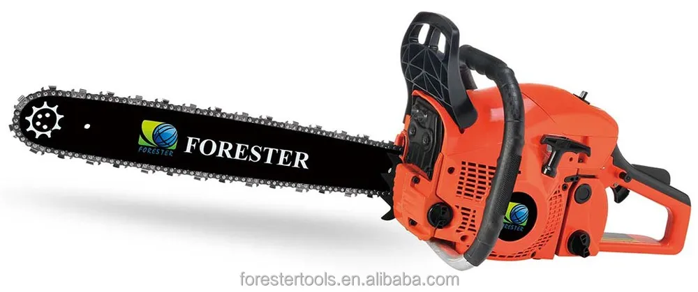 Supply Gasoline Chainsaw  25cc 38cc 45cc 52cc 55cc 62cc 72cc 2.6kw Hand 58cc Cordless Chainsaw Chain Saw