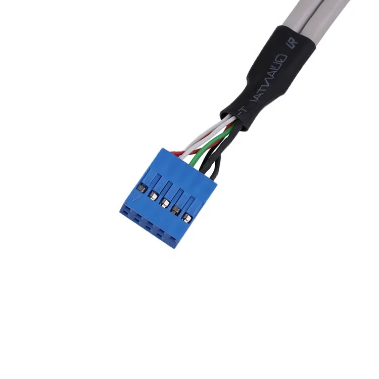 Over 18 years manufacturer 9Pin Audio USB 2.0 F/F Extension cable PC 10P Female to Female Port Motherboard