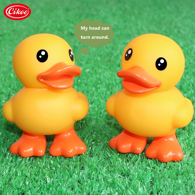 
Rubber Yellow Duck OEM Custom Vinyl Toys Cartoon Mini PVC Miniature Figures Bath Toy 