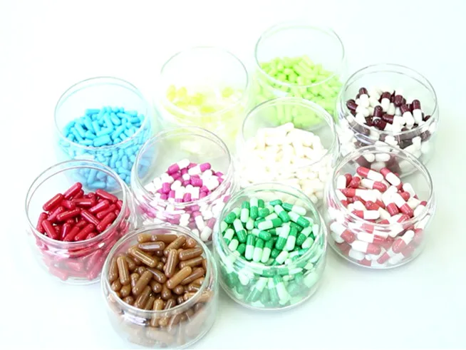 
Different colors vegetarian empty capsule hard vegetarian capsule shell 