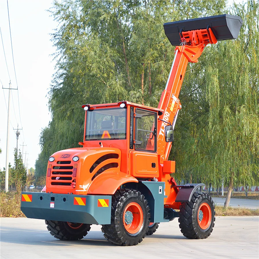 Taian wheel loader TL2500 new design machinery telescopic front end type shovel loader
