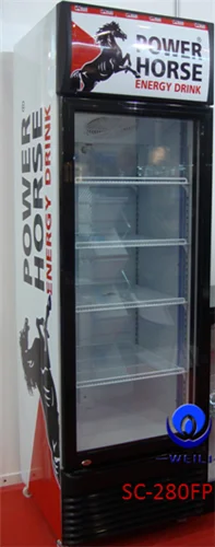 430L display refrigerator glass door fridge big capacity back bar cooler beverage fridge drinks showcase freezer