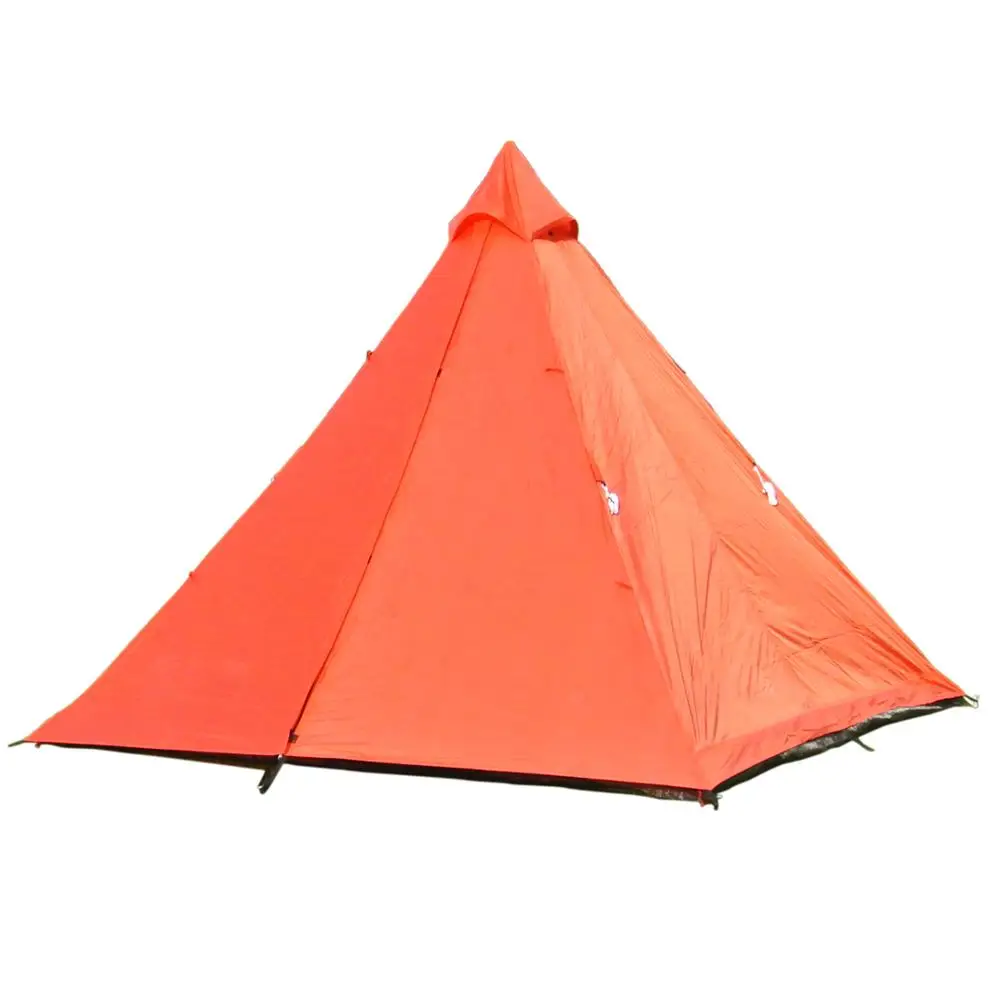Universal Outdoor Durable Waterproof Camping Tent Square Shape Wholesale Teepee Tent Hiking Adult Tipi Indian Tent