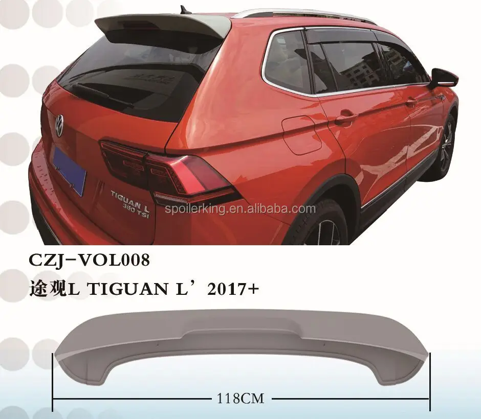 CZJ NEWEST FOR TIGUAN L 2017+ ABS CAR SPOIELR