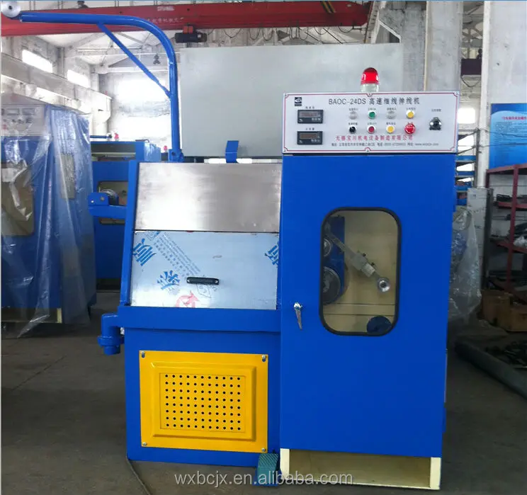 
Aluminium wire drawing machine for manufacture of enamelled wire 