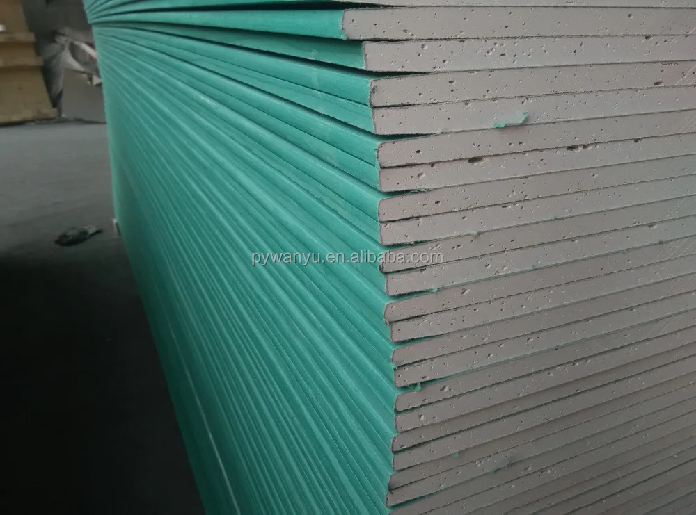 
Waterproof gypsum board /plaster board /drywall 12.5mm 
