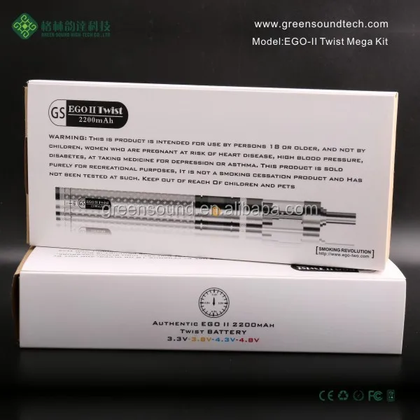 
E cigarette Manufacturers USA EGoII Variable Voltage Twist Mega Brands Manufacturers USA E cigarette Best Cigarette 