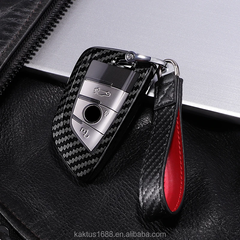 For BMW 5\7 series X1\2\3\4\5\6\7 6 series GT Car Key Case PC Carbon filament Cover Car key shell