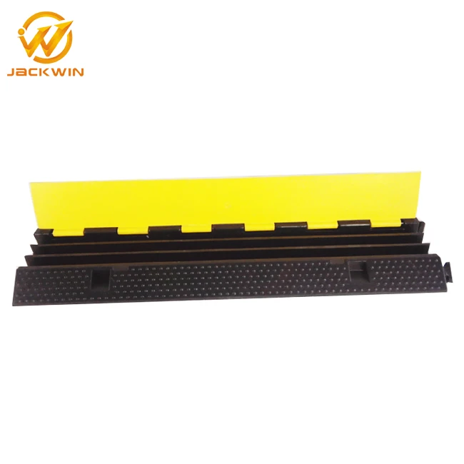 Roadside Safety/Stage/Party Used Rubber Cable Protector Cable Tray 3 Channels