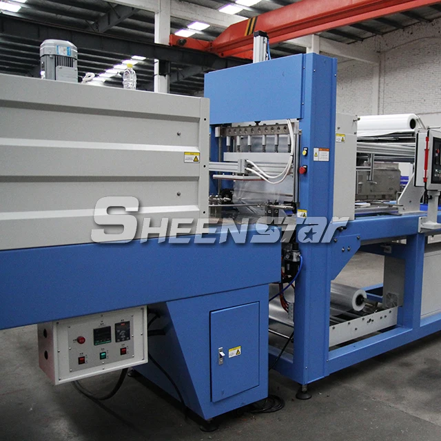 Automatic Water Bottle Shrink Wrapping Machine / Packing line