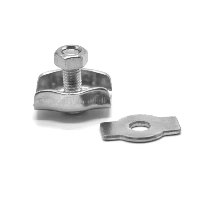 High quality stainless steel M3 single wire rope clips for adjustable cable clamp