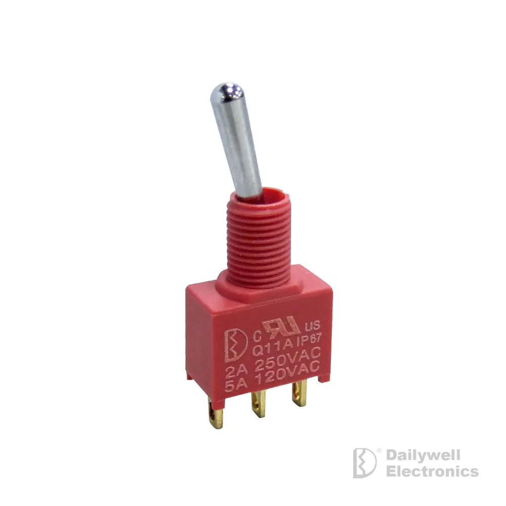 
Customized SPDT M6 M7 VS2-VS3 IP67 sealed miniature toggle switch 