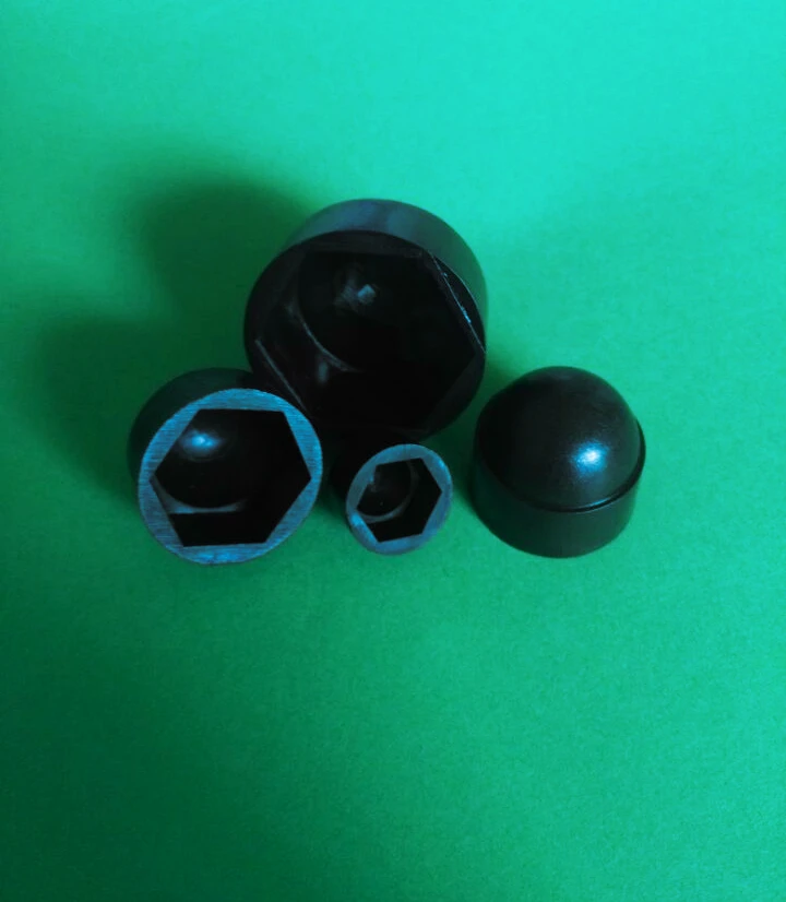 Plastic Hex Dome Lock Nuts Decorative Protection Cover.