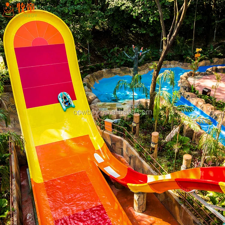 Стекловолокно боомеранго Бассейн Водные горки в аквапарк для продажи