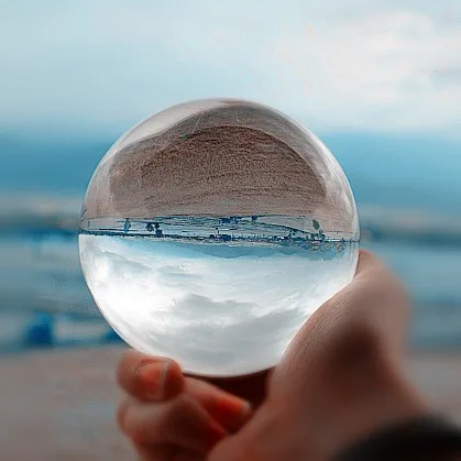 80mm clear good quality fengshui crystal glass sphere  K9 crystal  ball