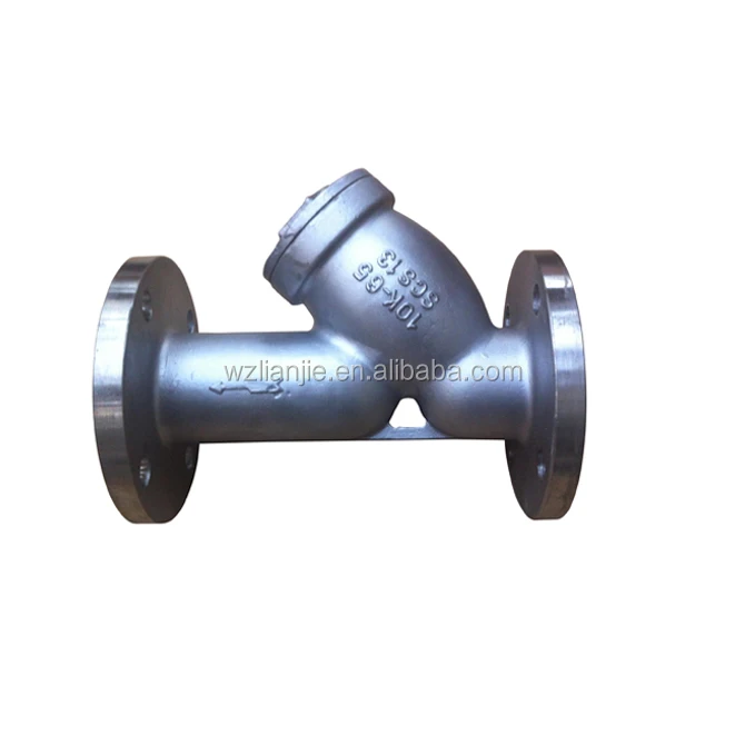 CF8M Strainer oil and gas API y filter steel strainers