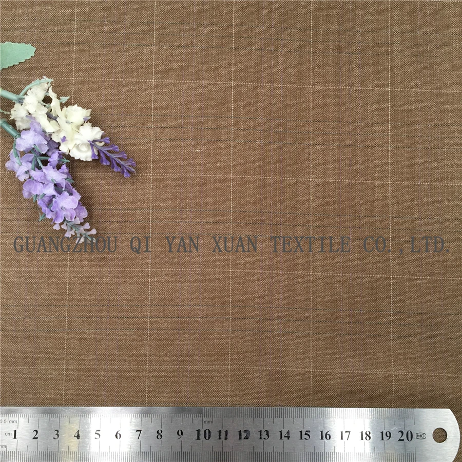 Полиэстер, вискоза, смесь спандекса, клетчатый дизайн, текстурированный мужской костюм, Блейзер, ткань и детская одежда