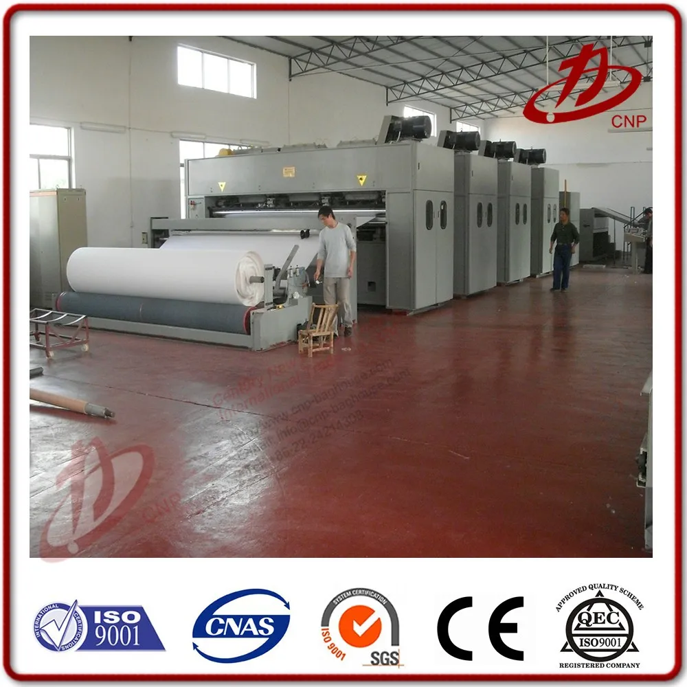 Polyester needle felt filter fabric