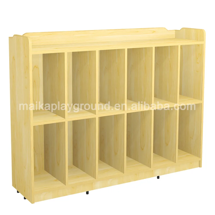 Children Wooden Furniture Library Wooden Cabinet School Combination Cabinet for Kids