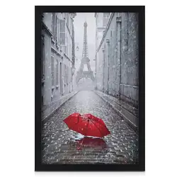 11x17 inch Wholesale cheap customize Contemporary Creative mount artwork black wood picture photo poster frame