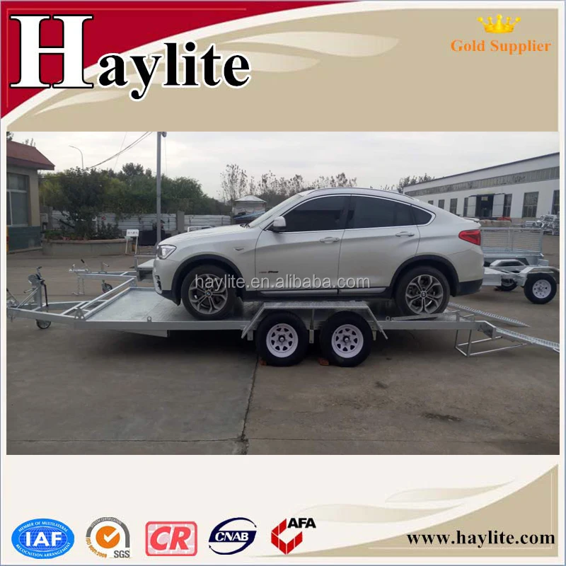 Australian galvanised Car Trailer with tandem design