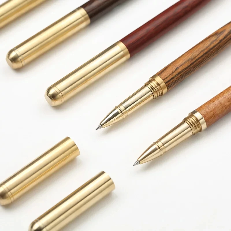 YB-OB23 High quality gift Executive luxury custom logo wood roller pen fountain pen