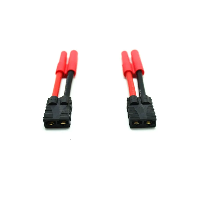 TRX Female Male to HXT 4mm Bullet Banana Plug Connector Cable With 12AWG Silicone Wire for RC Parts