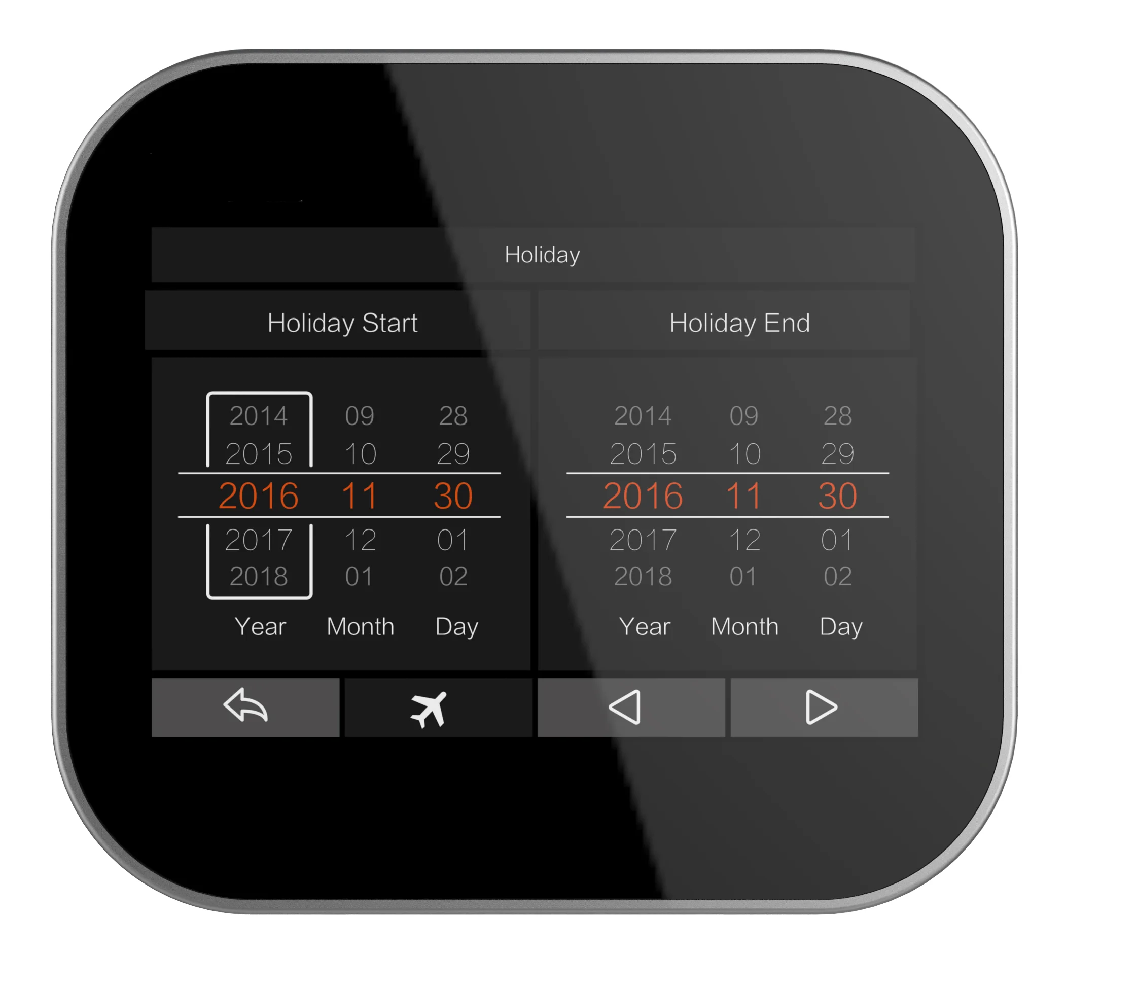 DX Model  thermostat / Black Colour