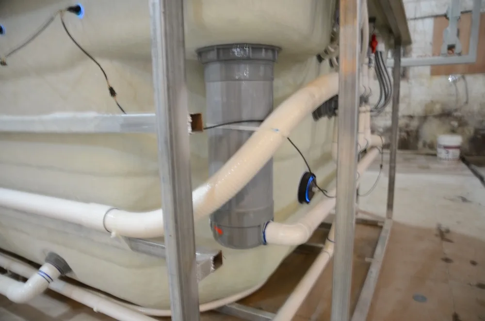 Garden 5.8m large fiber glass acrylic above ground fiberglass swimming  pools