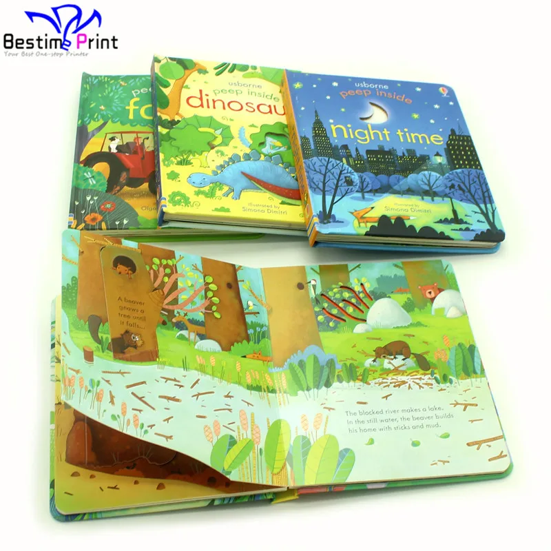 Cheap Kids Book Printing Children Cardboard Books