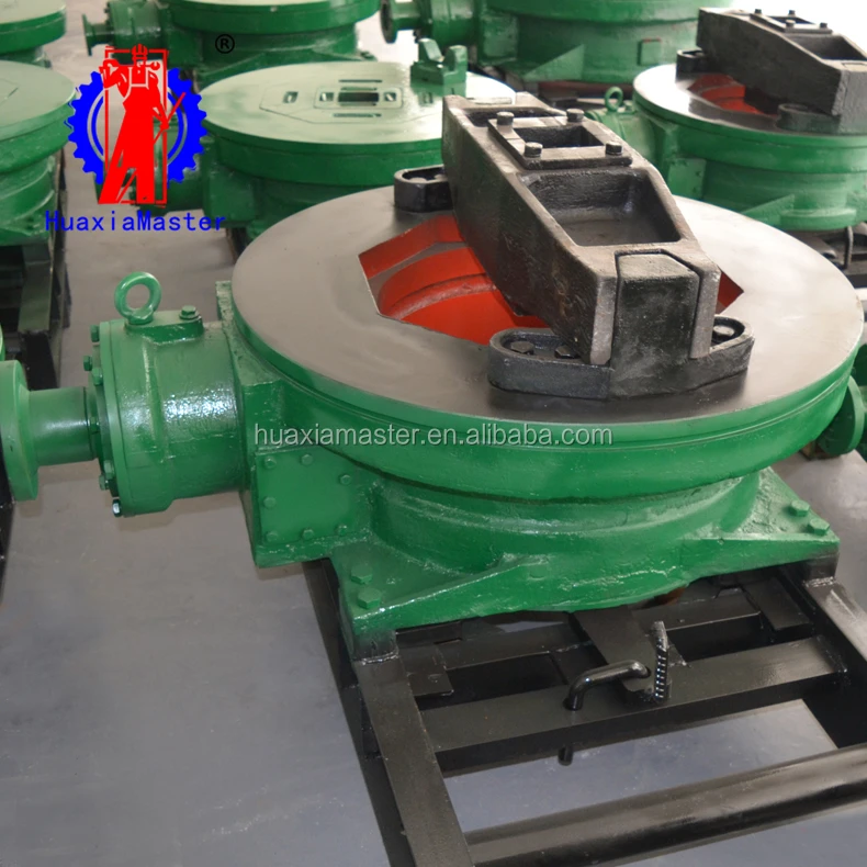 SPJ-1000 water well drilling rig adopts mechanical transmission and rotary table driving drilling tool to achieve footage