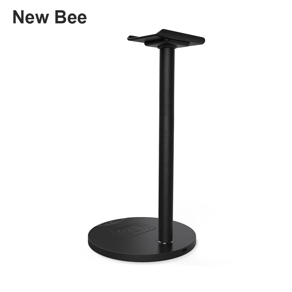 New Bee 2 in 1 headphone stand holder with wireless phone charger universal wireless charging NB-Z4