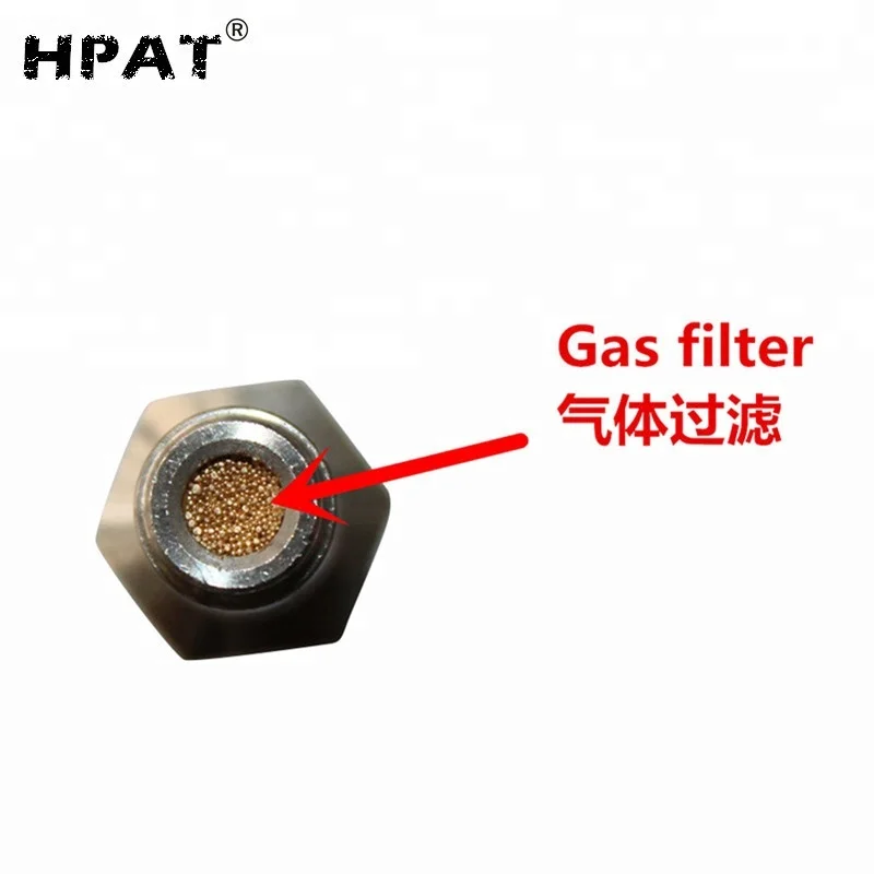 Paintball Tank Regulator Mini Fill Nipple Valve 1/8NPT Made of Stainless Steel