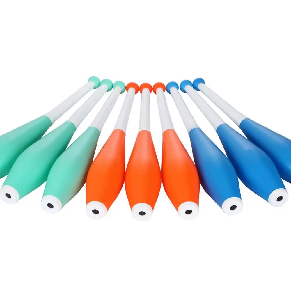 
Wholesale plastic juggling club manufacturer for kids playing juggling clubs professional 