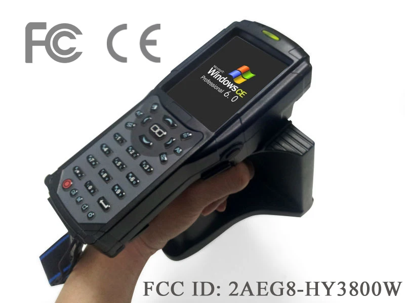 
RFID UHF/HF Rugged handheld reader 15 meters / 40 cm long range smart card reader Manufacturer 