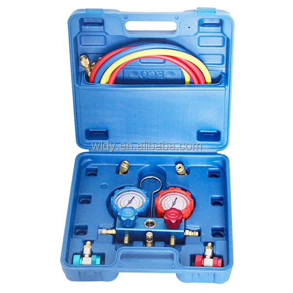 Автомобильные инструменты для кондиционирования воздуха холодильные манометры