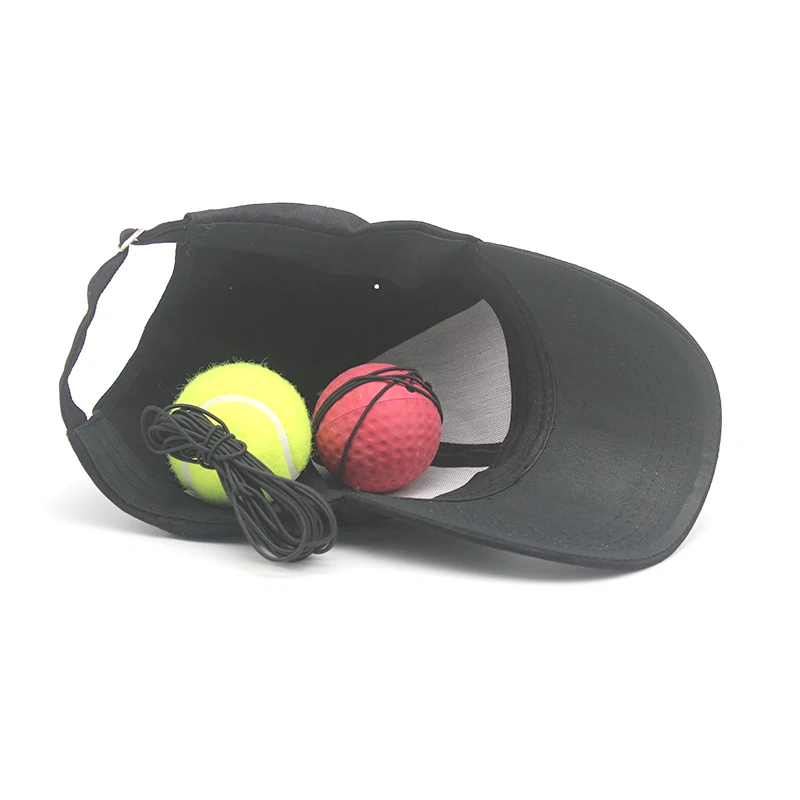 Boxing Reflex Ball Gym Equipment, for Training and Fitness, Head Cap with string and tennis ball for Fight Ball